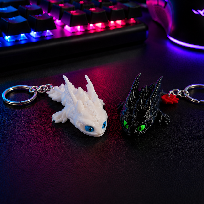 Light Fury Keychain