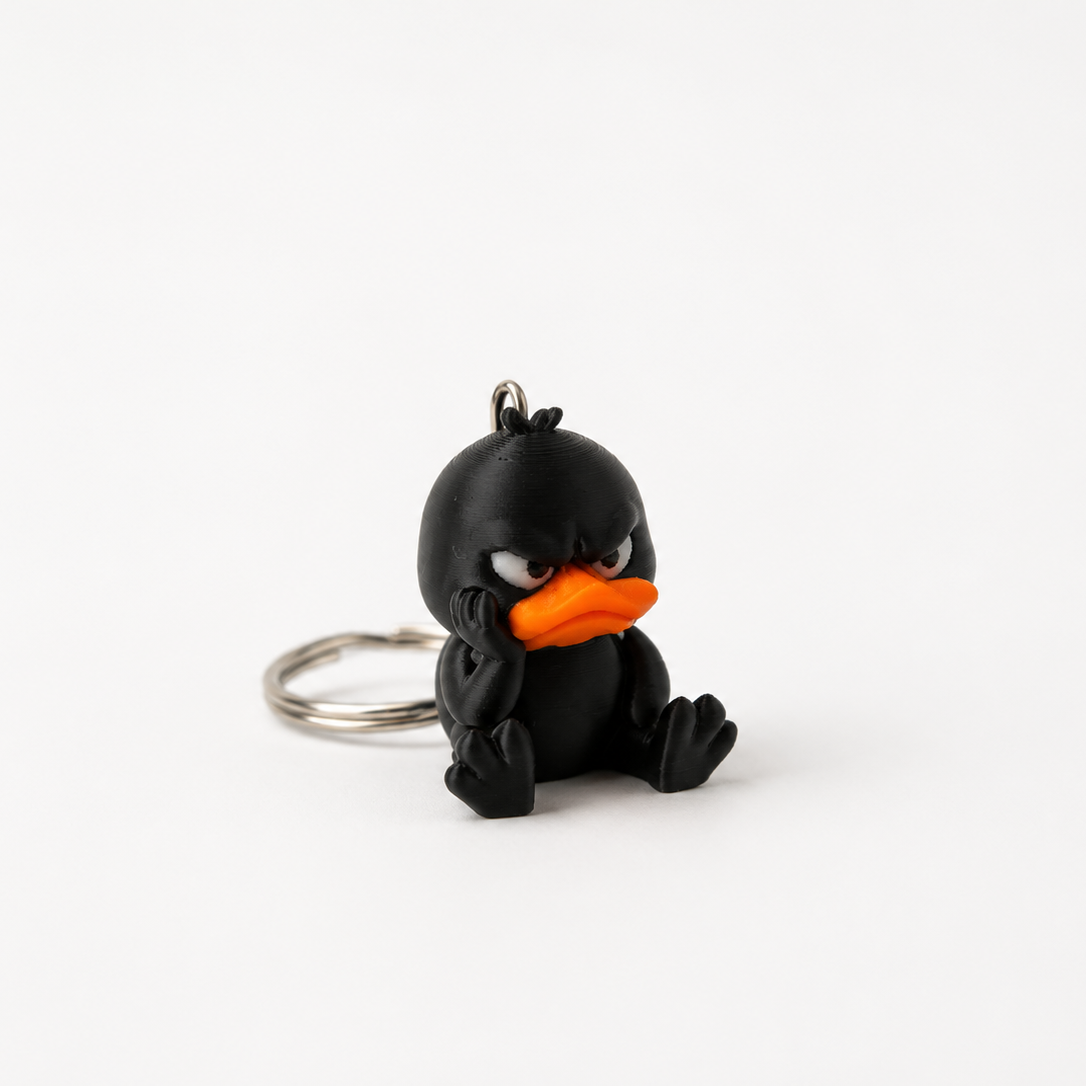 Black Angry Duck