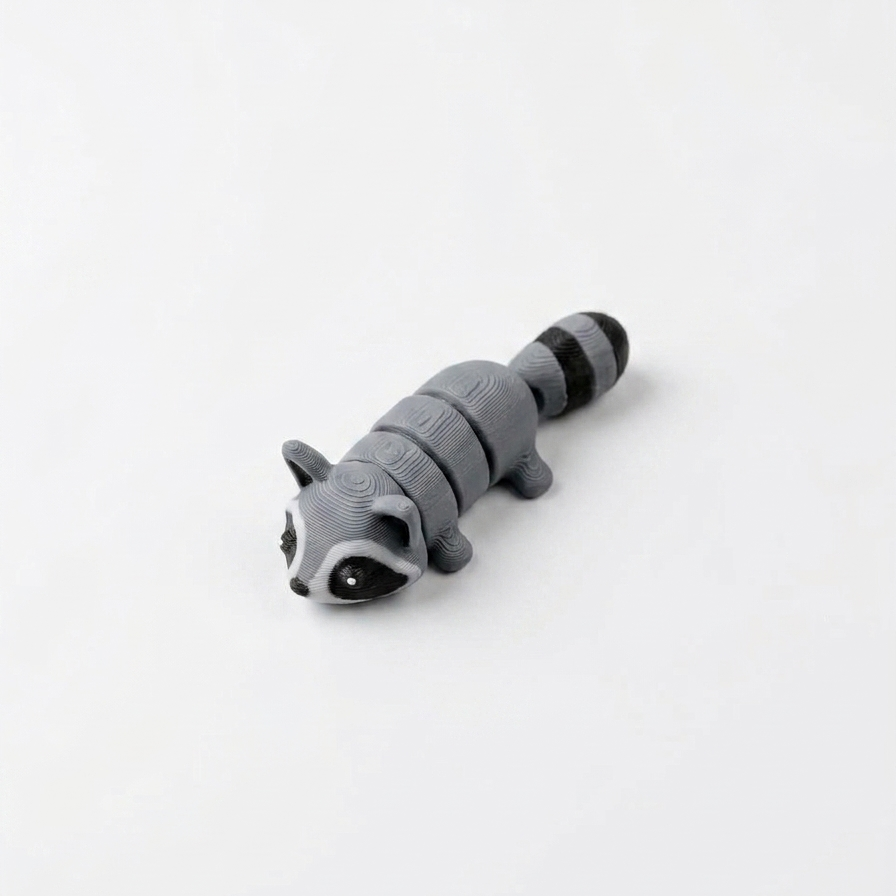 Raccoon Keychain