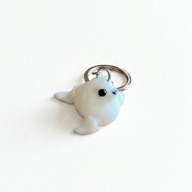 Baby Seal Keychain