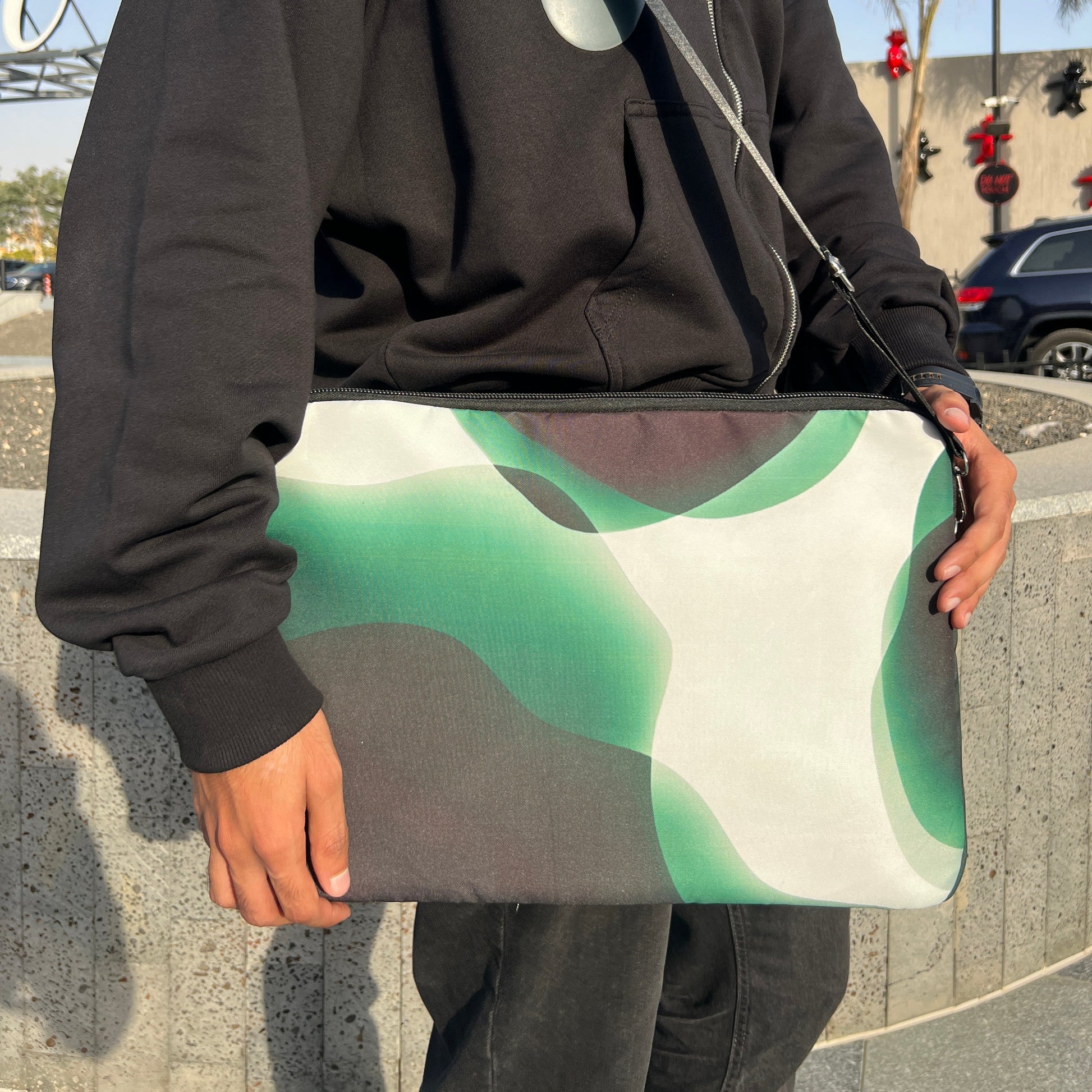 Emerald Flow laptop Sleeve